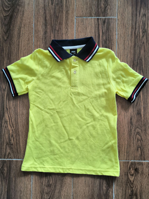 28元儿童珠地布黄色灰色100%纯棉